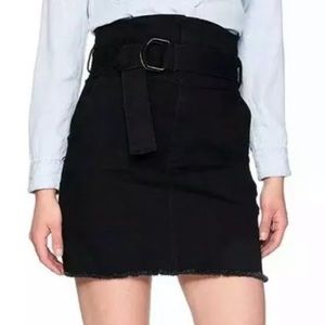 Madison Denim Eva Paperbag Belted Skirt NWT L